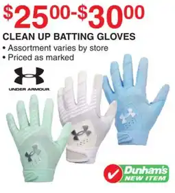 Dunham's Sports UNDER ARMOUR CLEAN UP BATTING GLOVES offer