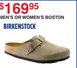 Dunham's Sports BIRKENSTOCK MEN'S OR WOMEN'S BOSTON offer