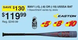 Dunham's Sports EASTON MAV1 (-5), (-8) OR (-10) USSSA BAT offer