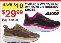 Dunham's Sports AVIA WOMEN'S AVI-MOVE OR AVI-MOVE 2.0 RUNNING SHOES offer