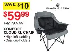 Dunham's Sports COMFORT CLOUD XL CHAIR offer