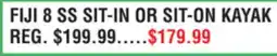Dunham's Sports FIJI 8 SS SIT-IN OR SIT-ON KAYAK offer