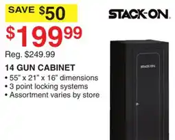 Dunham's Sports STACK- ON 14 GUN CABINET offer