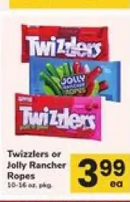 Safeway Twizzlers or Jolly Rancher Ropes offer