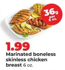 Hy-Vee Marinated Boneless Skinless Chicken Breast offer