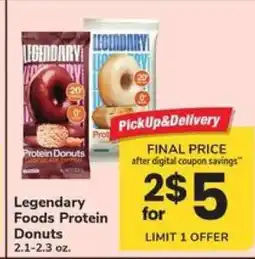 Safeway Legendary Foods Protein Donuts offer