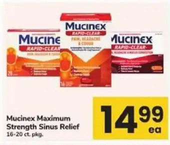 Mucinex Maximum Strength Sinus Relief