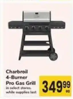 Safeway Charbroil 4-Burner Pro Gas Grill offer