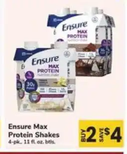 Safeway Ensure Max Protein Shakes offer