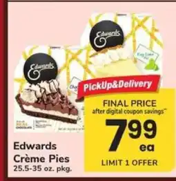 Safeway Edwards Crème Pies offer