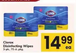 Safeway Clorox Disinfecting Wipes offer