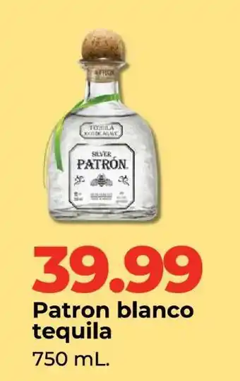 Patron blanco tequila