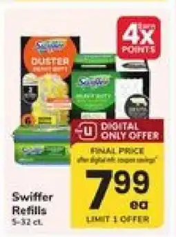 Safeway Swiffer Refill offer