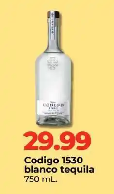 Hy-Vee Código 1530 Blanco Tequila offer