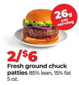 Hy-Vee Fresh Ground Chuck Patties offer