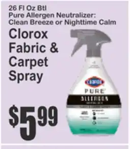 SuperFresh Clorox Fabric & Carpet Spray offer