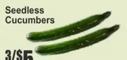 SuperFresh Seedless Cucumbers offer
