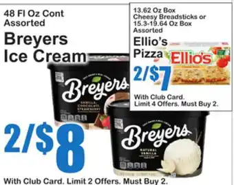 SuperFresh Breyers Ice Cream offer