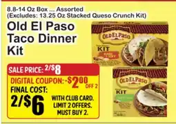 SuperFresh Old El Paso Taco Dinner Kit offer