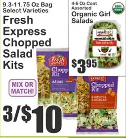 SuperFresh Fresh Express Chopped Salad Kits offer