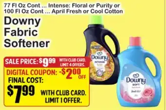 SuperFresh Downy Fabric Softener offer