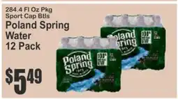 SuperFresh Poland Spring Water offer