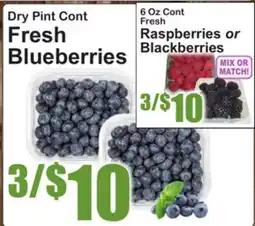 SuperFresh Dry Pint Cont Fresh Blueberries offer