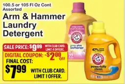 SuperFresh Arm & Hammer Laundry Detergent offer