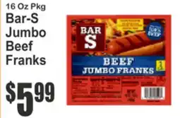 SuperFresh Bar-S Jumbo Beef Franks offer