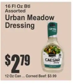 SuperFresh 16 Fl Oz Btl Assorted Urban Meadow Dressing offer
