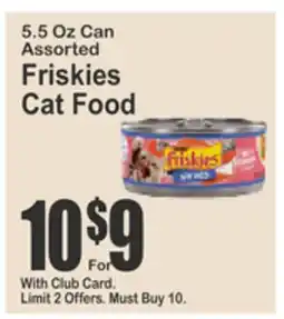 SuperFresh Friskies Cat Food offer