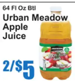 SuperFresh 64 FL Oz Btl Urban Meadow Apple Juice offer