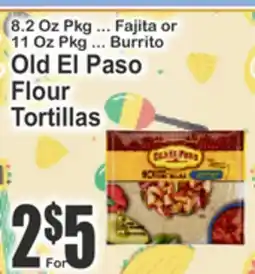 SuperFresh Old El Paso Flour Tortillas offer