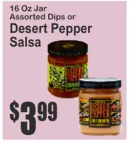 SuperFresh 16 Oz Jar Assorted Dips or Desert Pepper Salsa offer