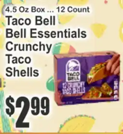 SuperFresh Taco Bell Bell Essentials Crunchy Taco Shells offer