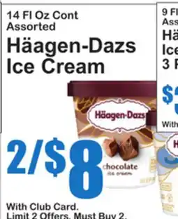 SuperFresh 14 FL Oz Cont Assorted Häagen-Dazs Ice Cream offer