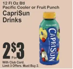 SuperFresh CapriSun Drinks offer