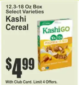 SuperFresh Kashi Cereal offer