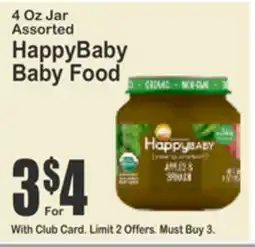 SuperFresh HappyBaby Baby Food offer