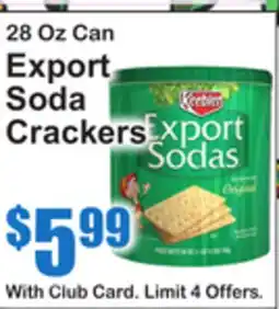 SuperFresh Keebler Export Soda Crackers offer