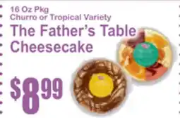 SuperFresh The Father's Table Cheesecake offer