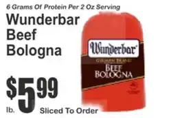 SuperFresh Wunderbar Beef Bologna offer