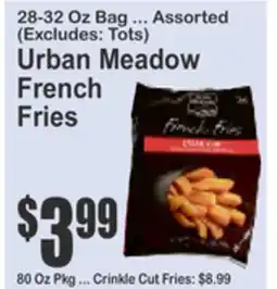 SuperFresh Urban Meadow French Fries offer