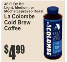 SuperFresh La Colombe Cold Brew Coffee offer