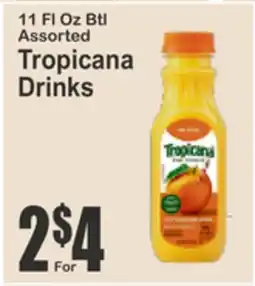 SuperFresh 11 Fl Oz Btl Assorted Tropicana Drinks offer