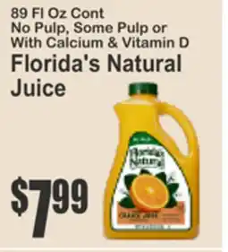 SuperFresh Florida's Natural Juice offer