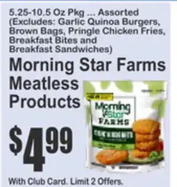 SuperFresh Morning Star Farms Meatless Products offer
