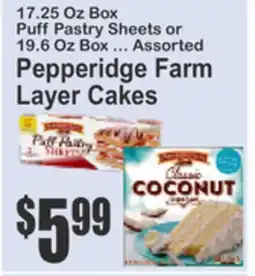 SuperFresh 17.25 Oz Box Puff Pastry Sheets or 19.6 Oz Box ... Assorted offer