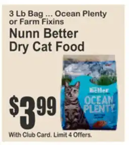 SuperFresh Nunn Better Dry Cat Food offer