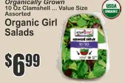 SuperFresh Organically Grown 10 Oz Clamshell ... Value Size Assorted Organic Girl Salads offer